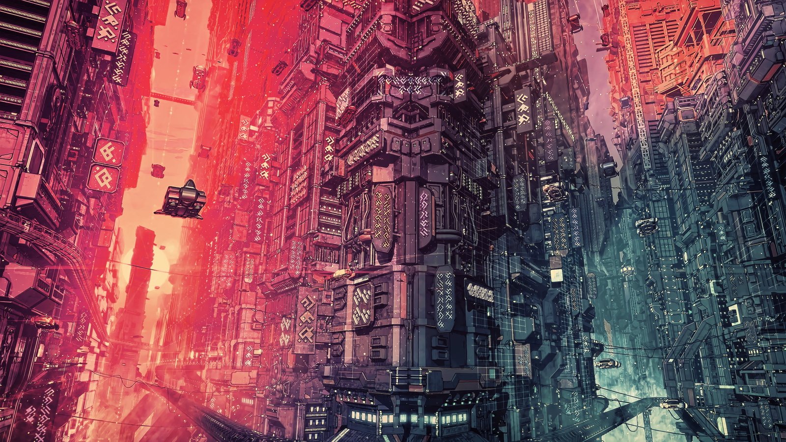cyber science fiction digital art concept cyberpunk 2k