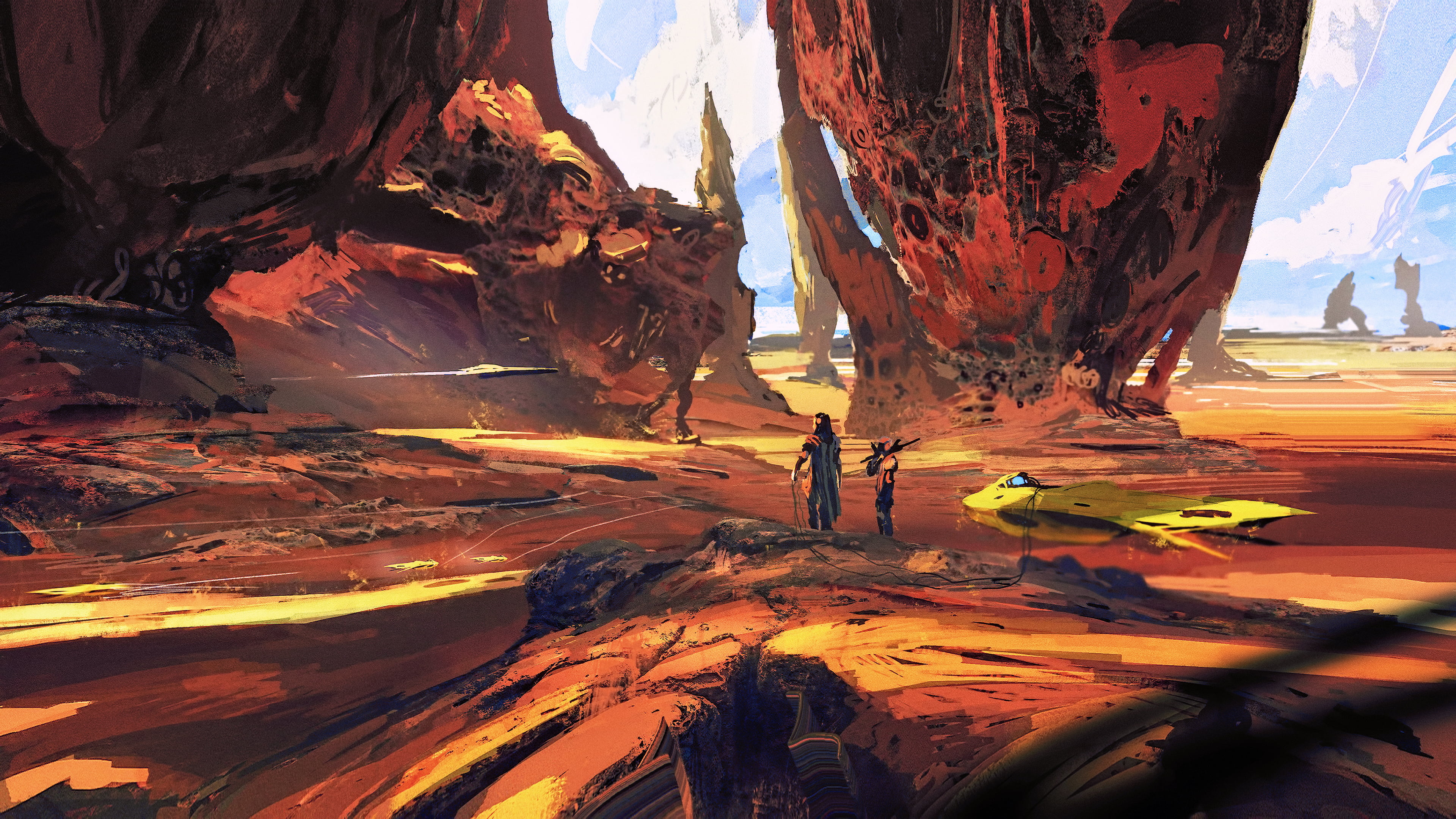 cyber science fiction digital art concept cyberpunk 2k