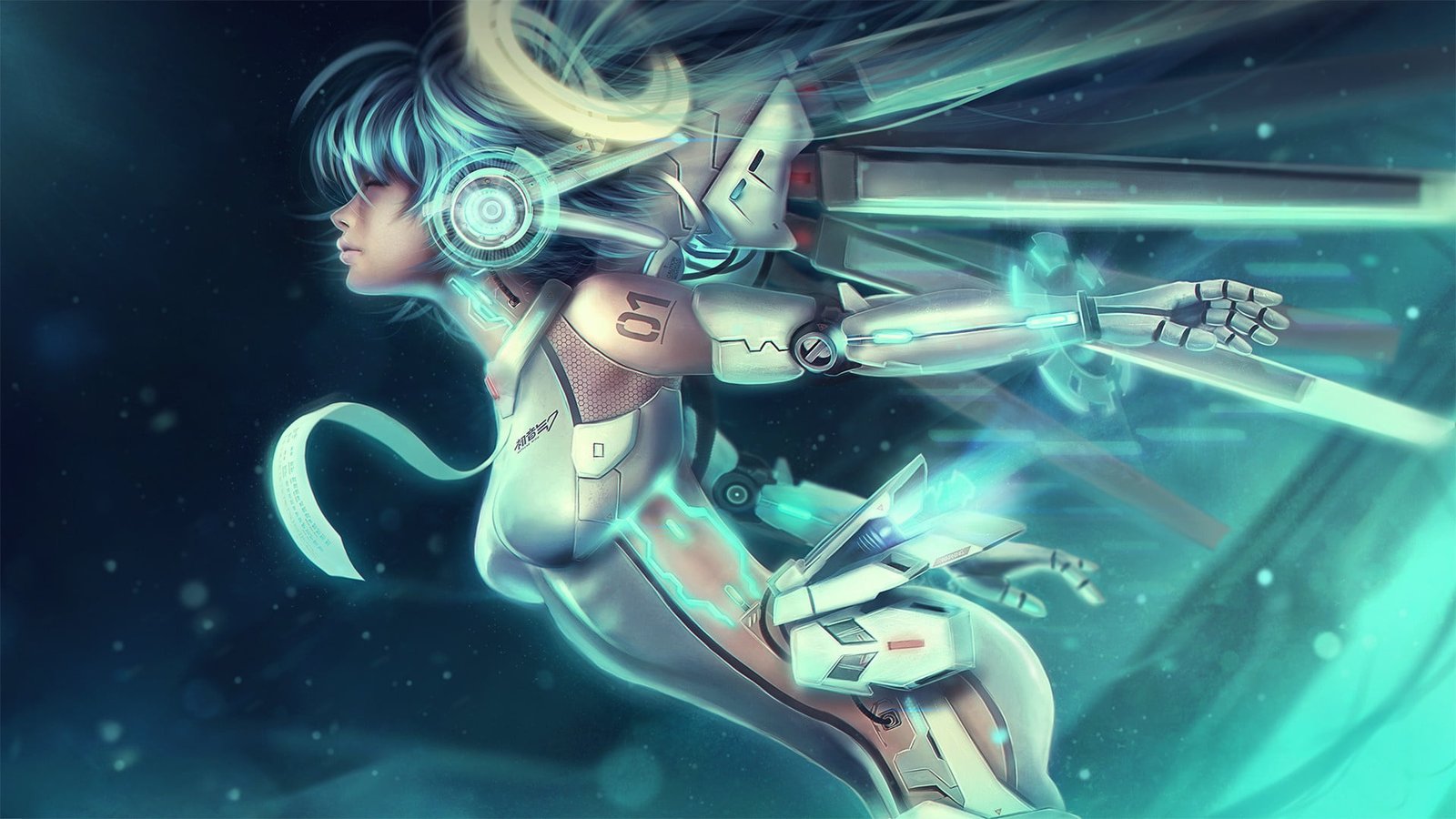 Girl Robot Characters Ascension Miku Hatsune Eddy Shinjuku