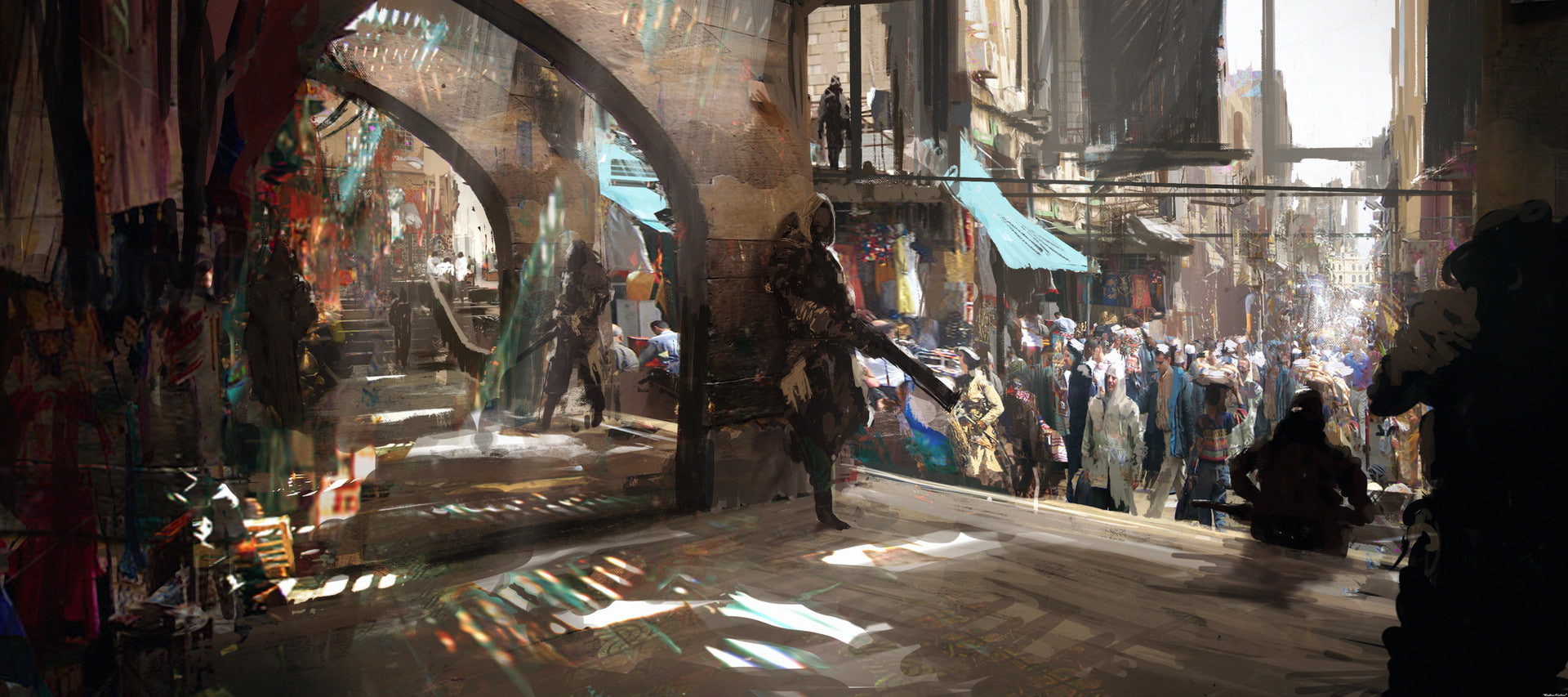 science fiction cyberpunk fantasy art digital architecture 81