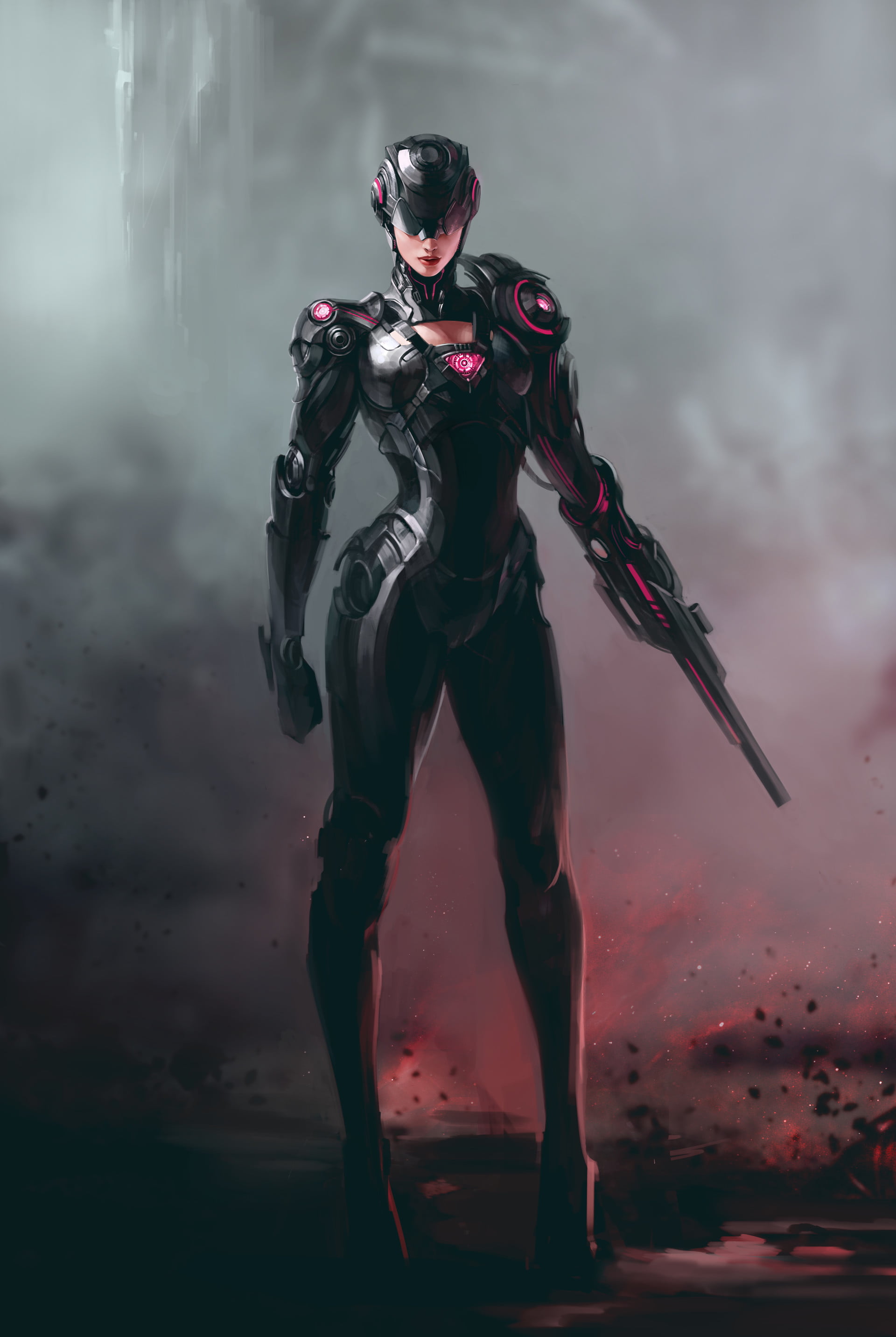 soldier female science fiction cyborg Cyber Woman