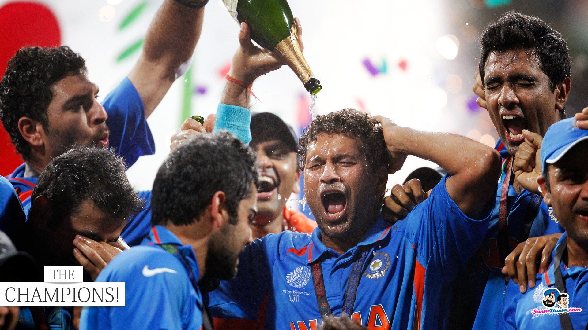 champions cricket cup sachin tendulkar world