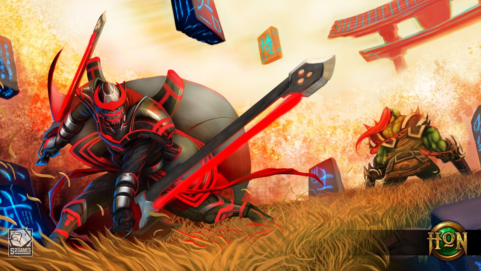warrior Heroes of Newerth Cyber Samurai Swiftblade