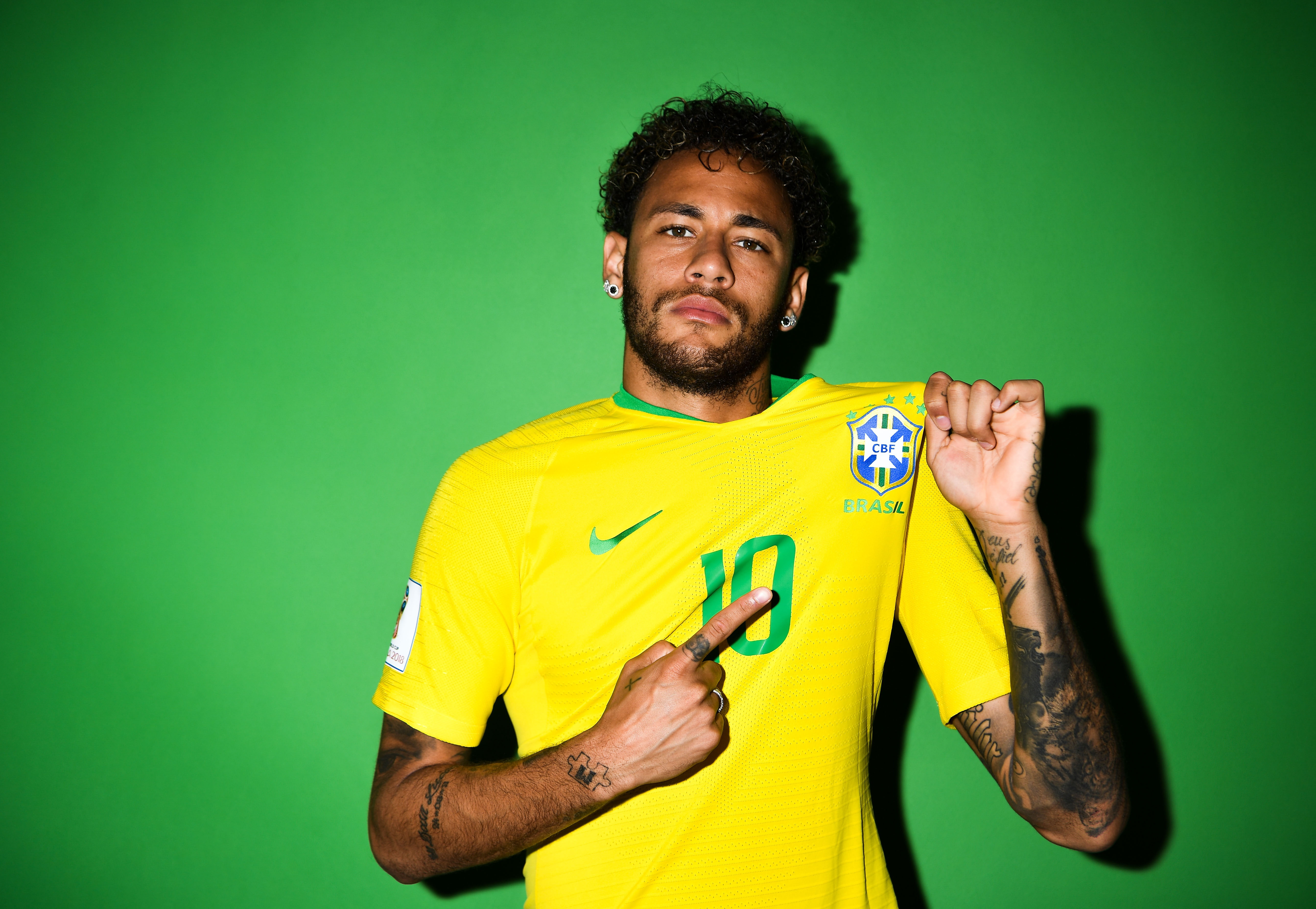 football player Neymar FIFA World Cup Russia 2k 4k 5k