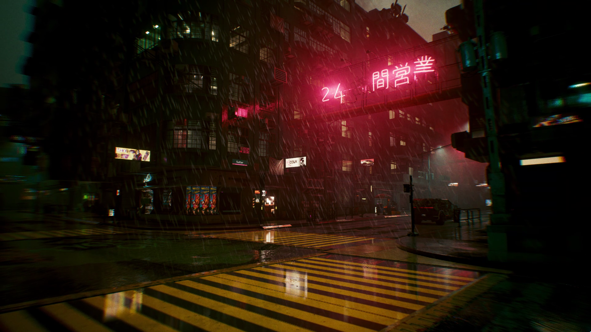 Little China at night Cyberpunk