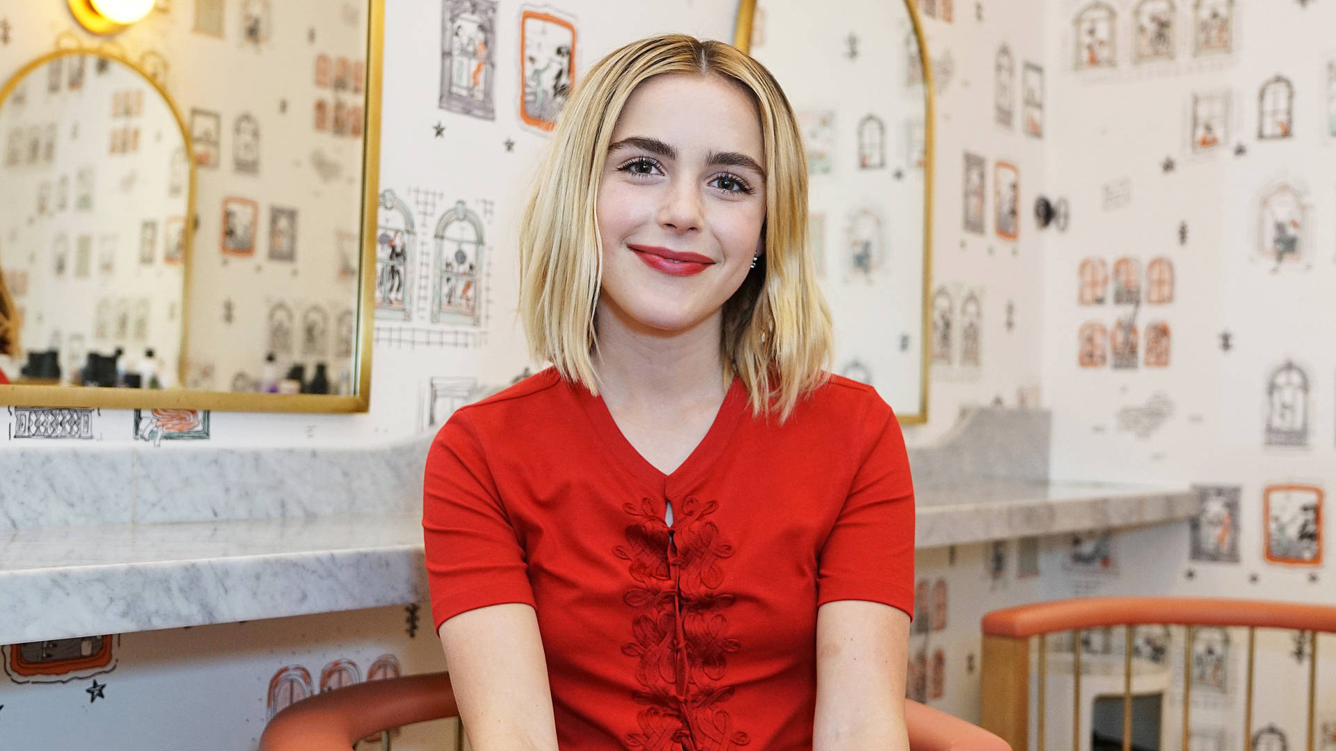 kiernan shipka in red actress hollywood