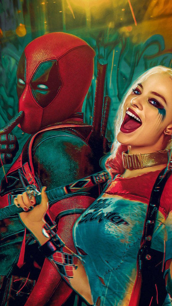 deadpool and harley quinn phone actress hollywood