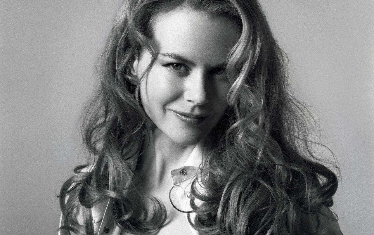 nicole kidman black and white actress hollywood