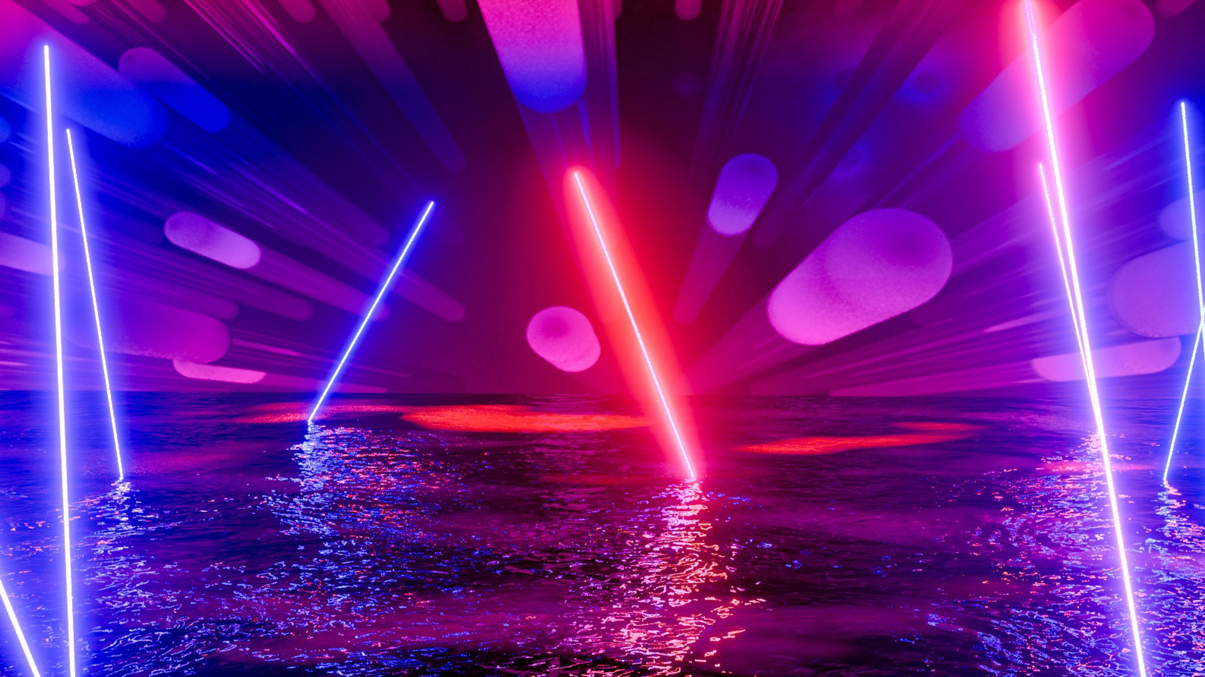 Neon Cool Background 2k