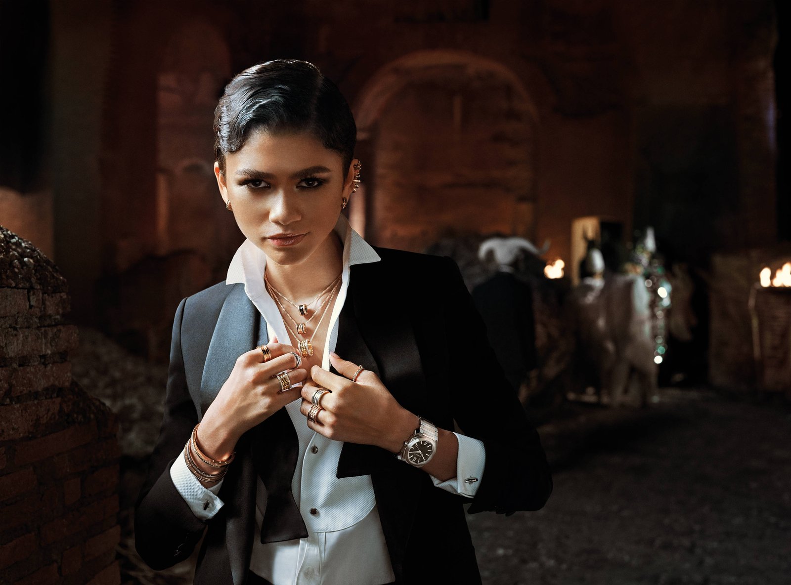 zendaya for bvlgari mai troppo actress hollywood 2k