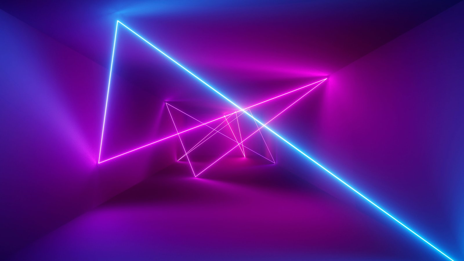 abstract neon lights 65 2k