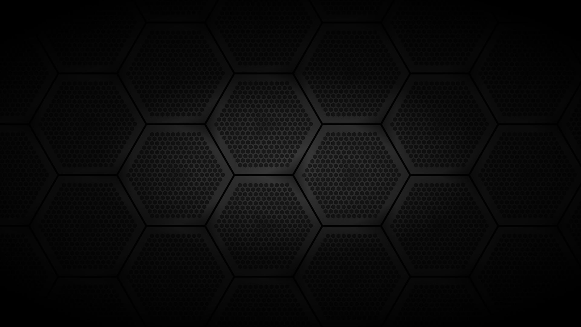 digital art abstract dark hexagon geometric shape pattern