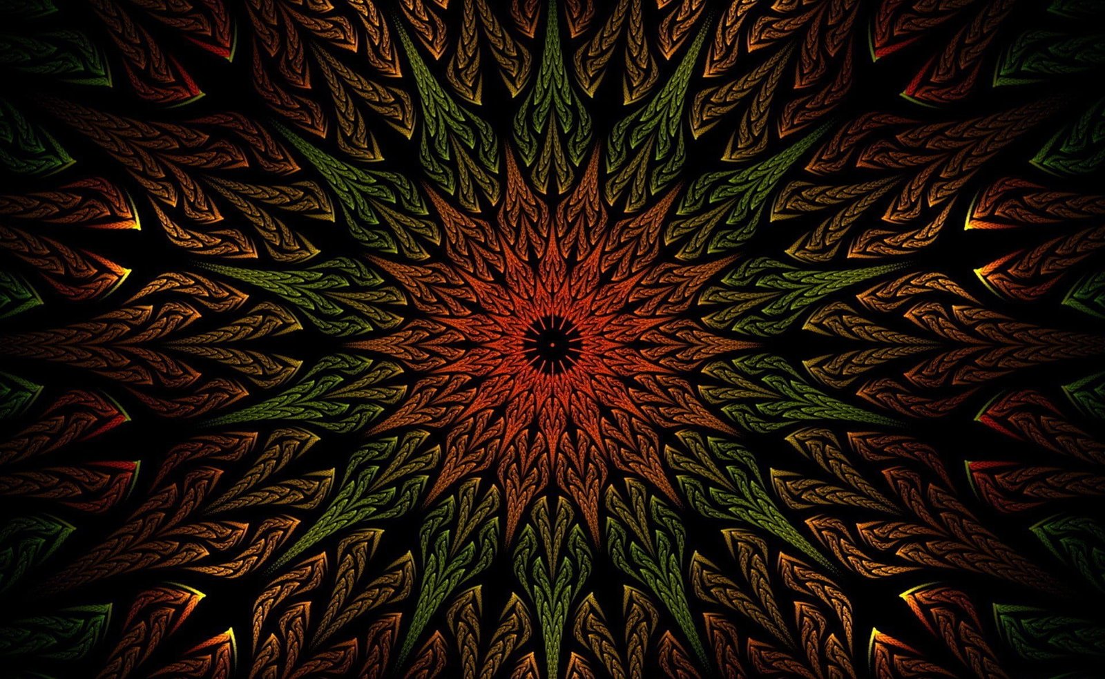 green and red mandala illustration abstraction background patterns