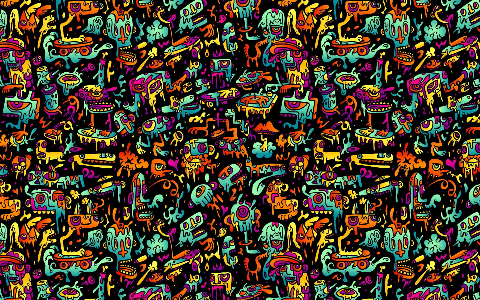 multicolored doodle wallpaper abstract colorful multi colored