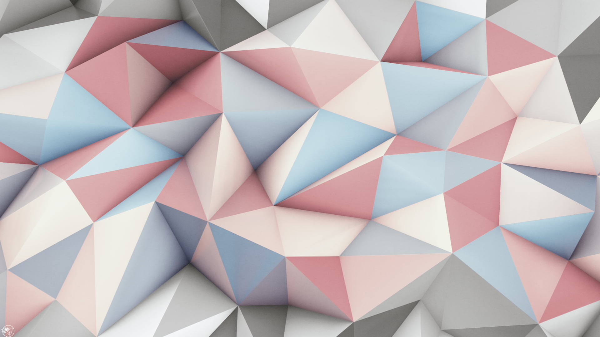 pink gray and beige mosaic wallpaper abstract geometry
