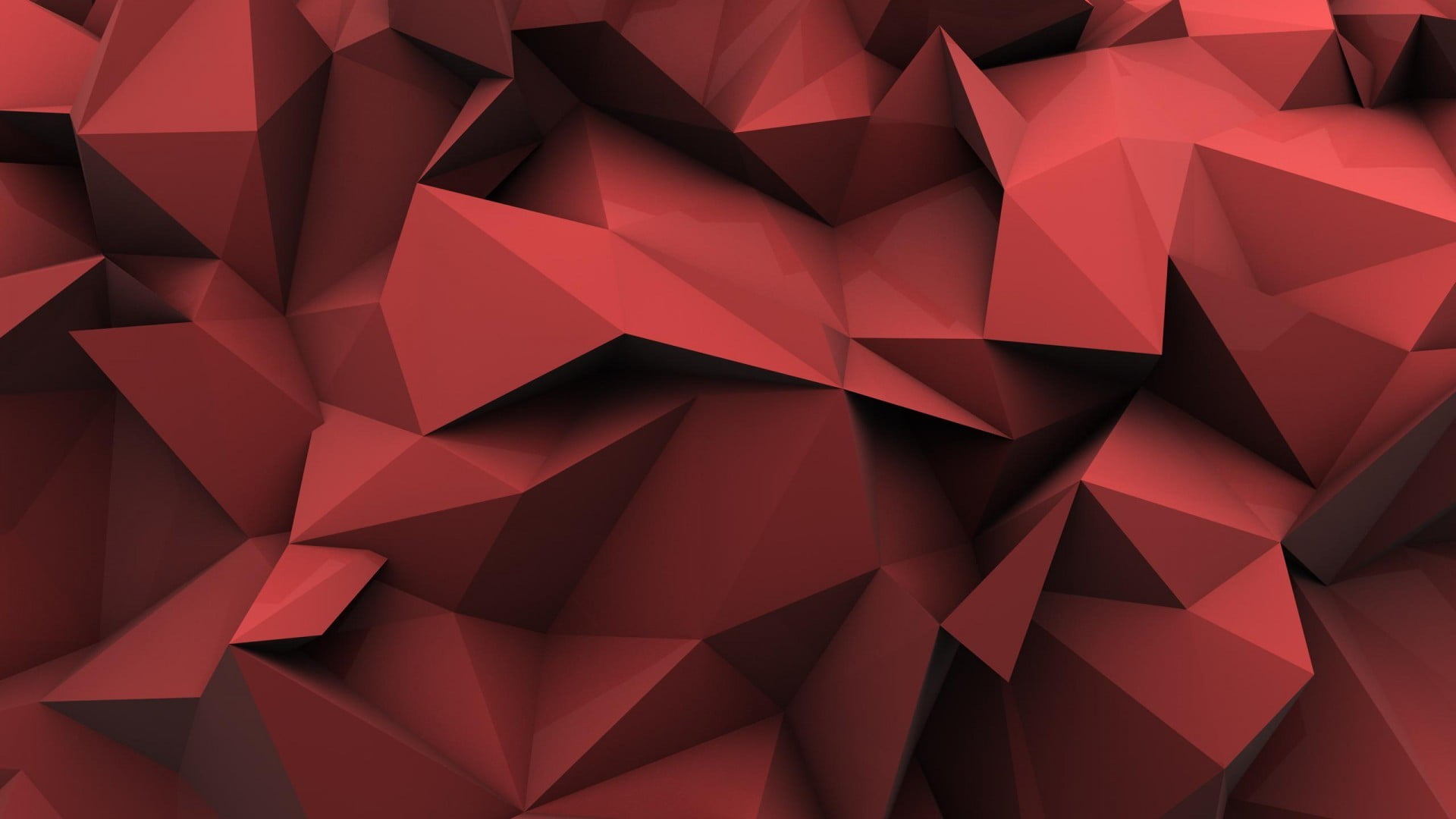 red and black origami wallpaper minimalism low poly abstract