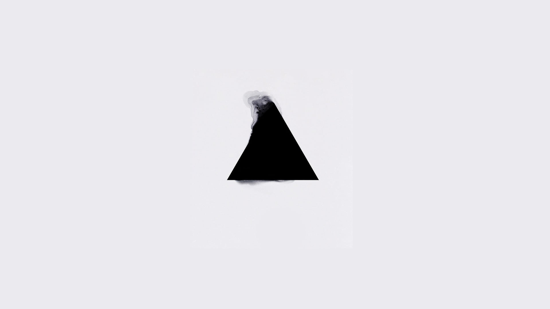 untitled minimalism triangle geometry white background abstract