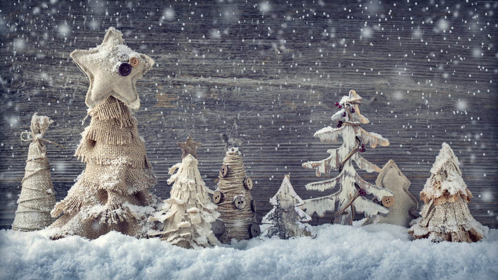 decorations snow Christmas New year 2k 4k 5k