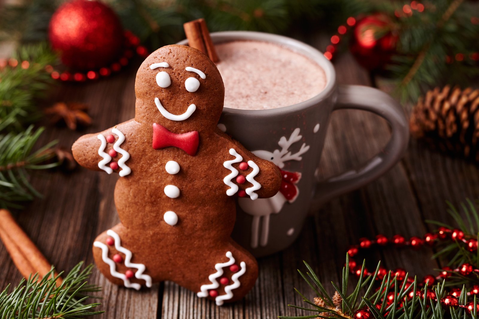 Gingerbread cookie New Year cookies Christmas cakes Xmas 2k 4k 5k