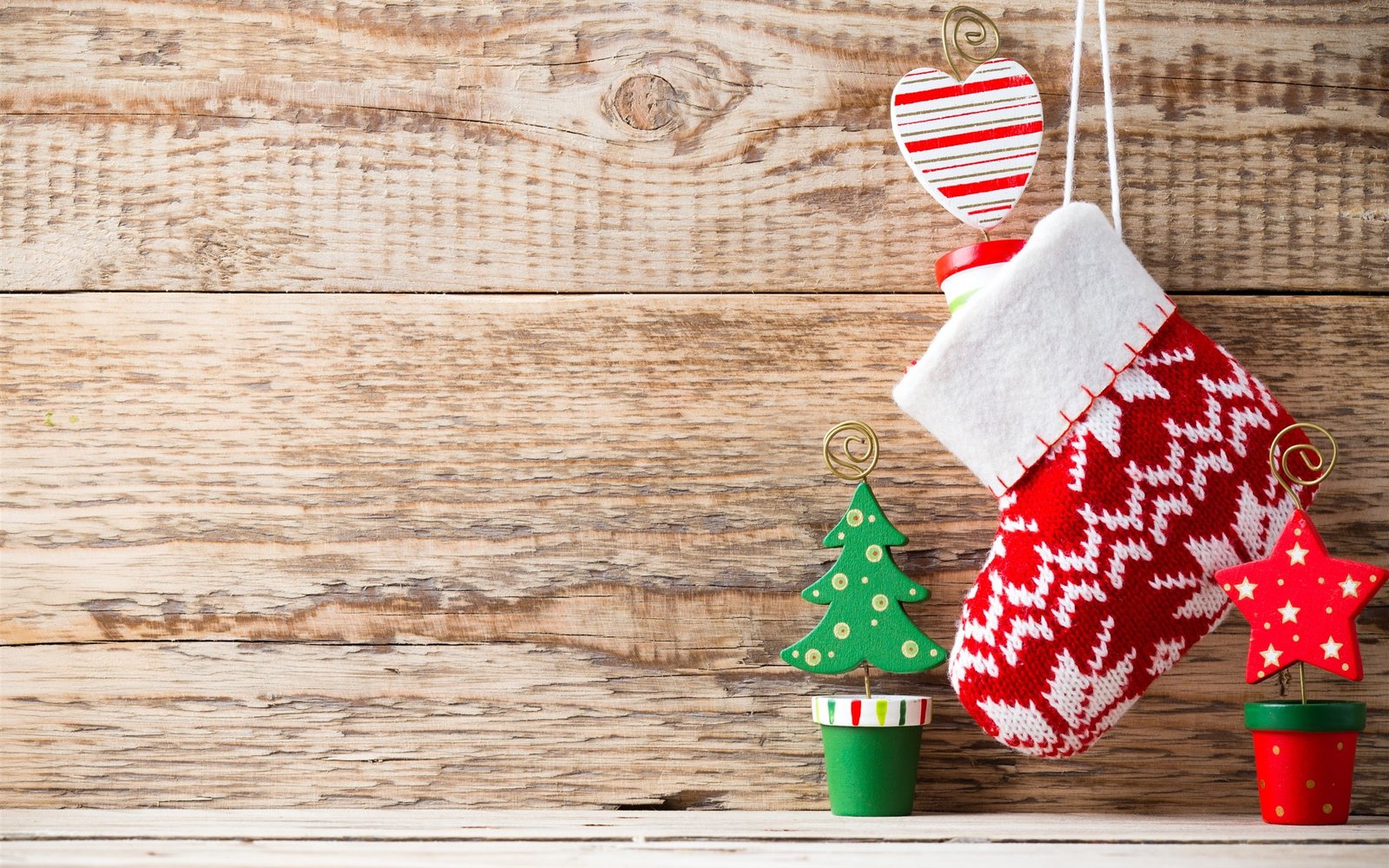 Merry Christmas New Year decoration sork wood 2k