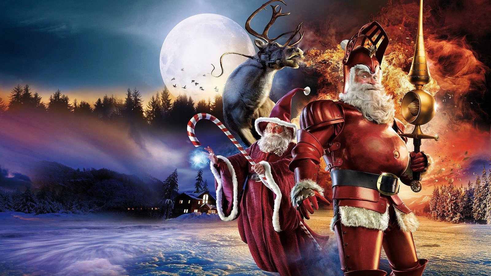 Christmas fantasy santa claus illustration holidays