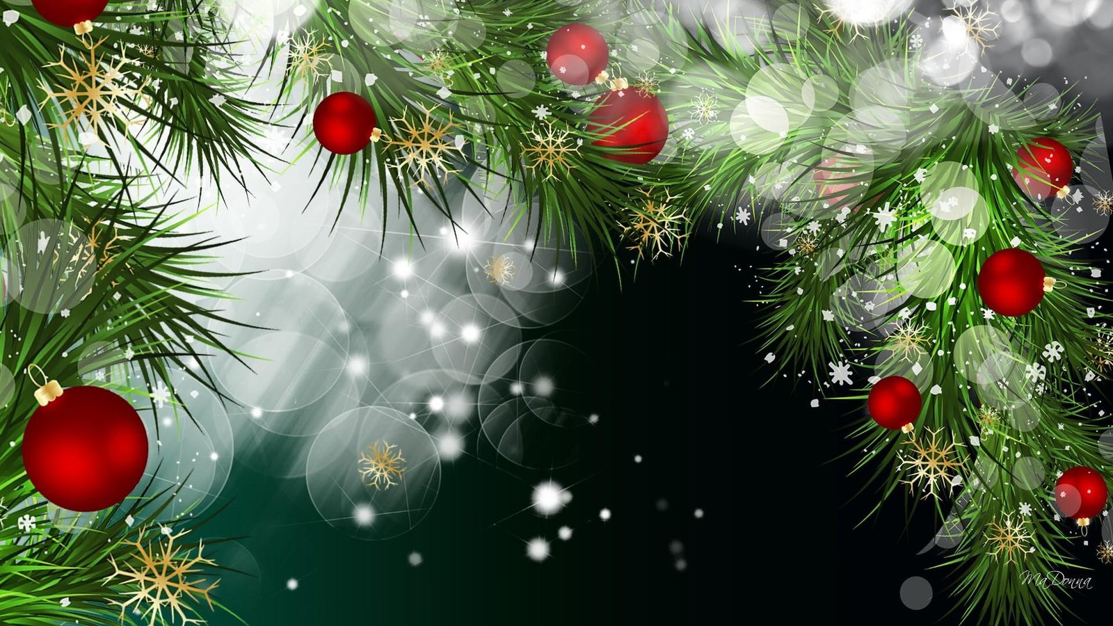 Best Bright Christmas decorations balls feliz navidad green