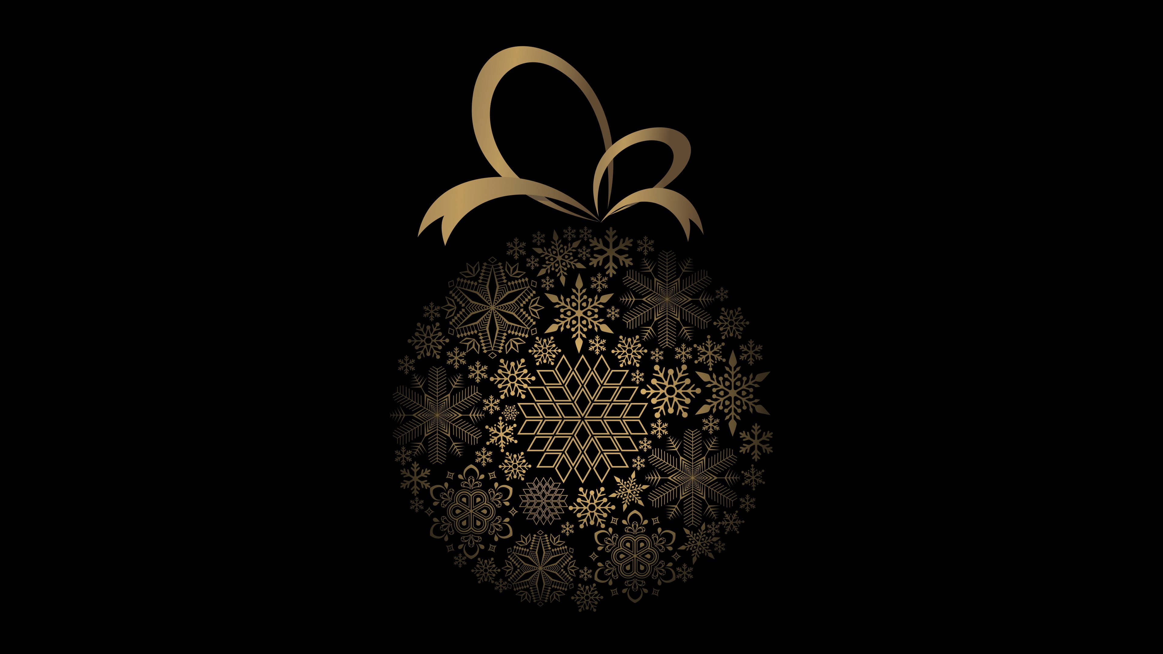 gray bauble Christmas vector black background studio shot 2k