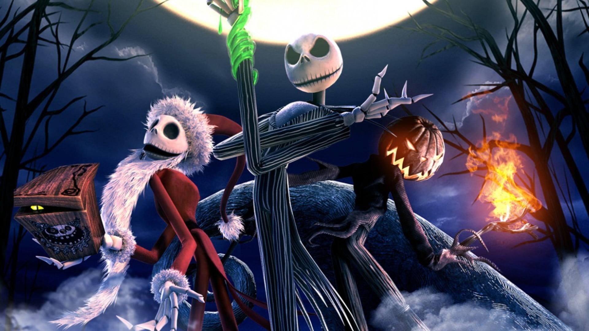 Jack Skellington digital wallpaper The Nightmare Before Christmas