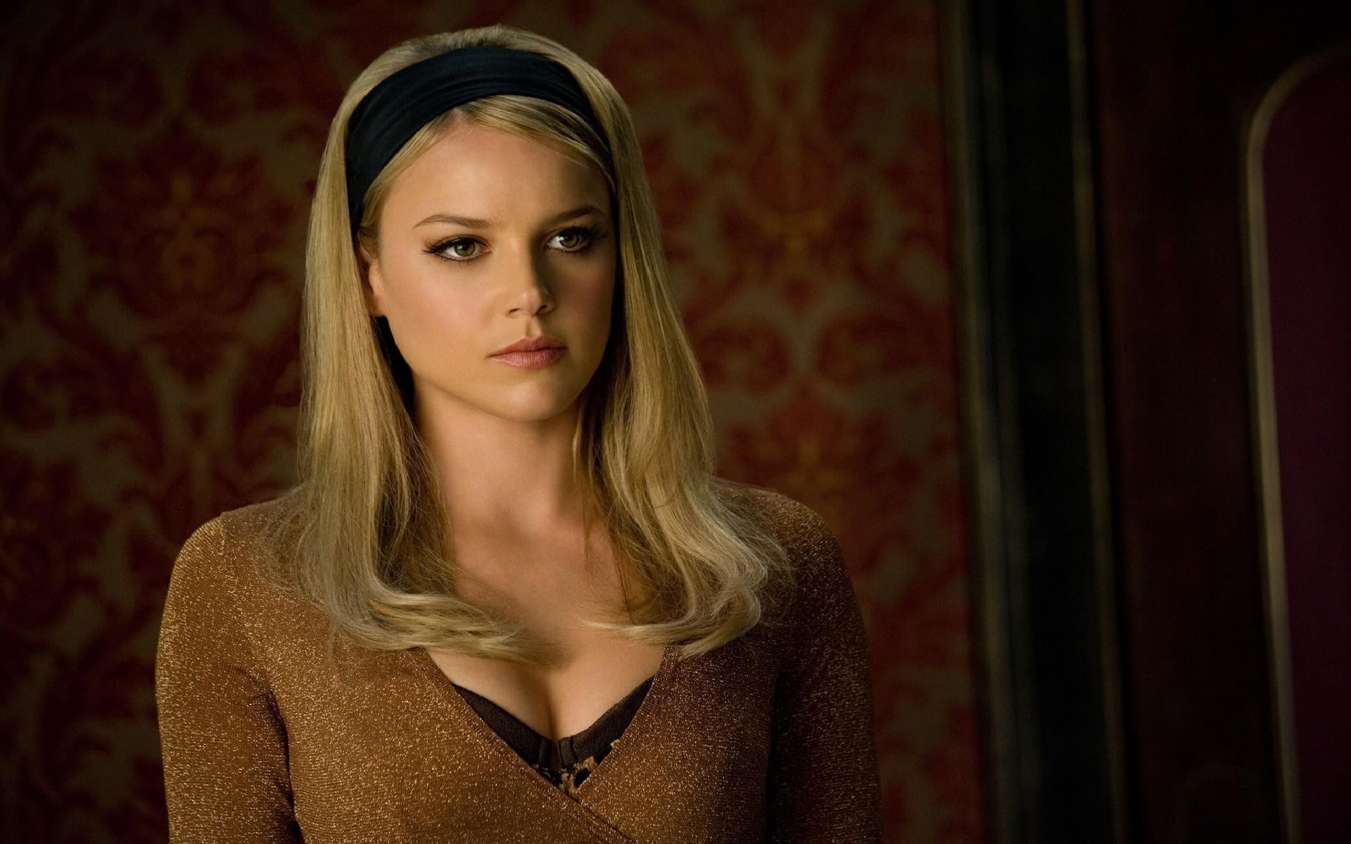 Abbie Cornish women blonde actress face Sucker Punch head band