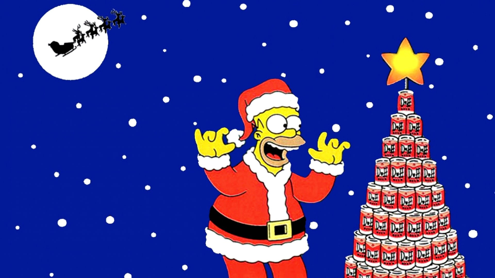 christmas holiday Simpsons