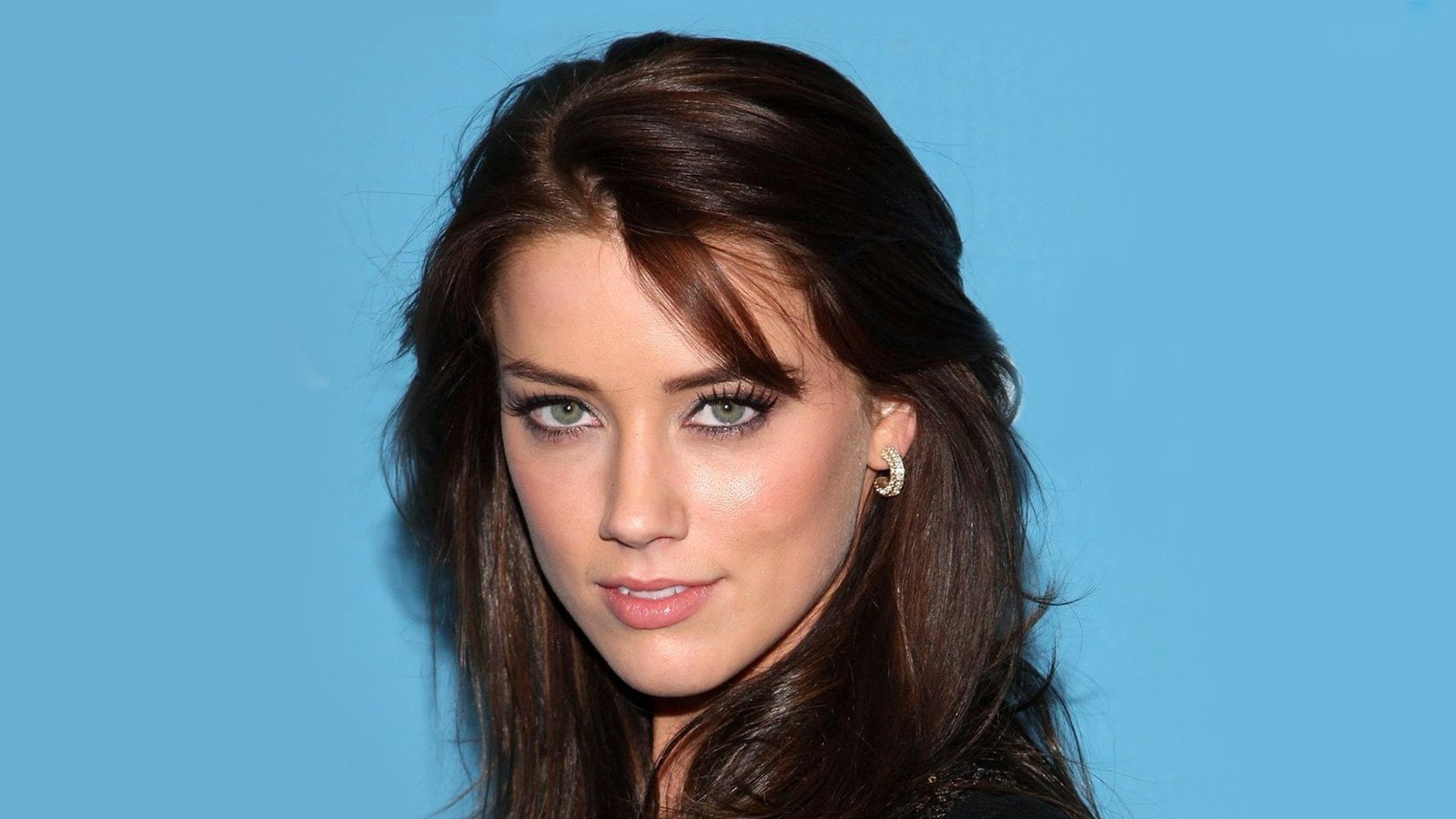 Actresses Amber Heard portrait hairstyle beauty beautiful woman