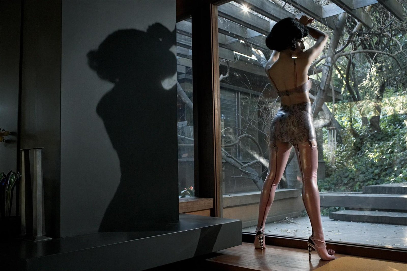 actress brunette eva mendes women 2k