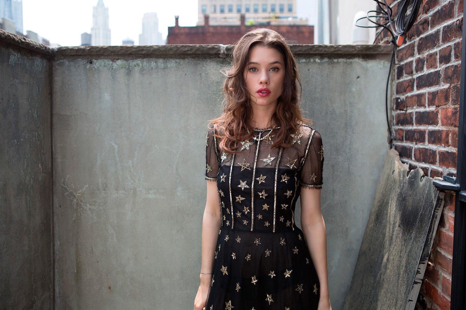 Actresses Astrid Berg s Frisbey Brunette French Model