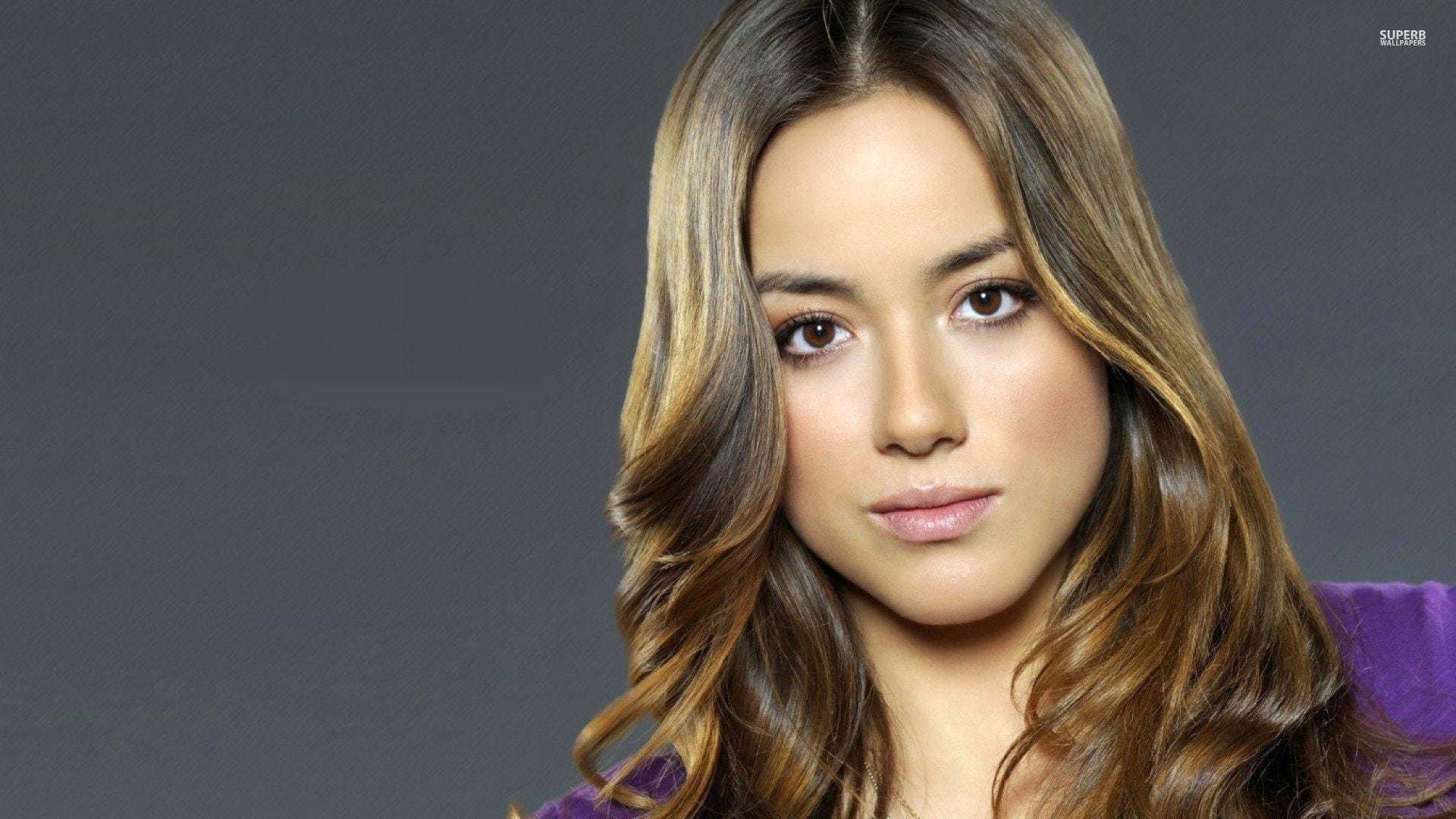 Actresses Chloe Bennet portrait headshot one person long hair