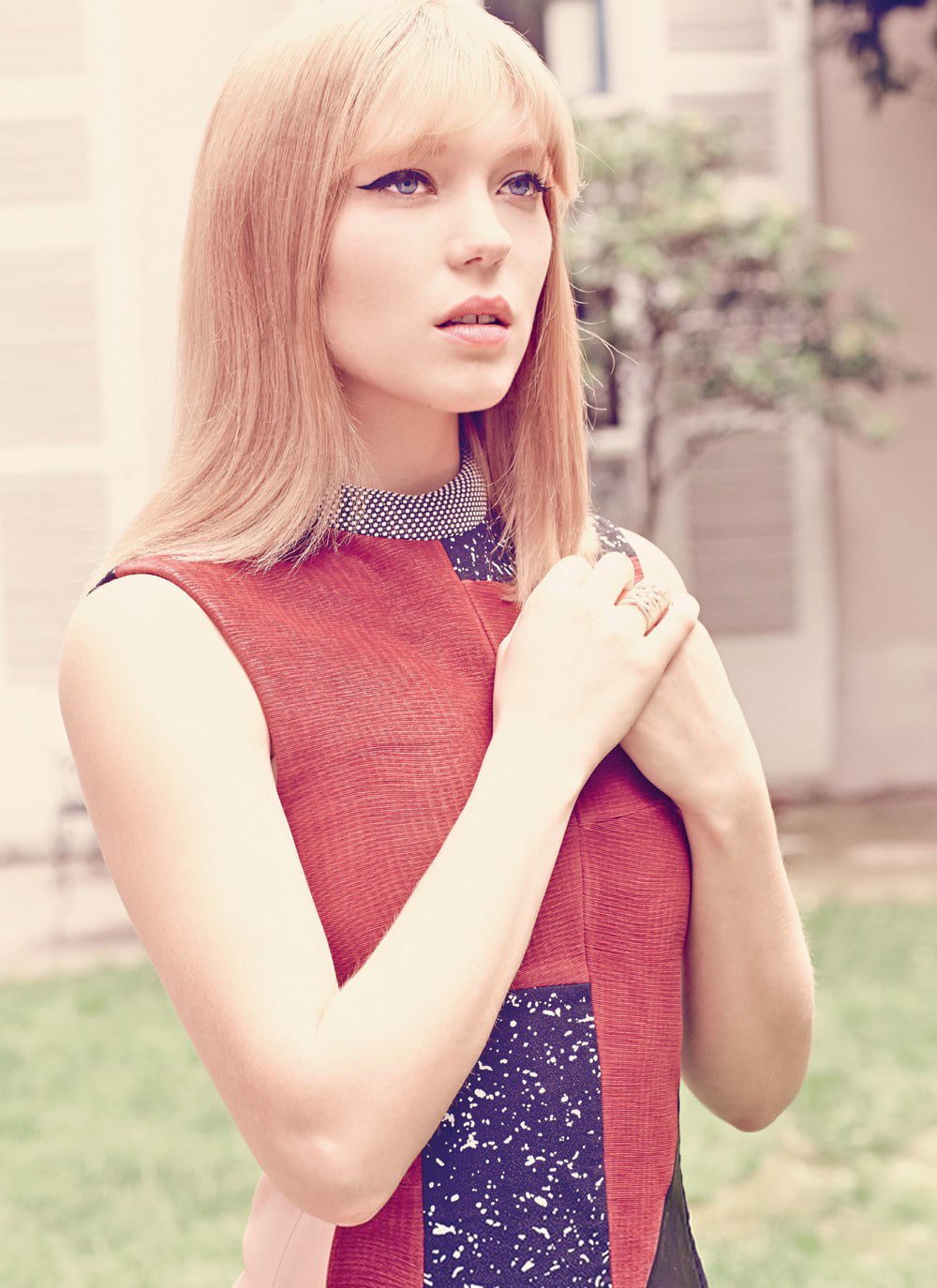 actress women French L a Seydoux outdoors