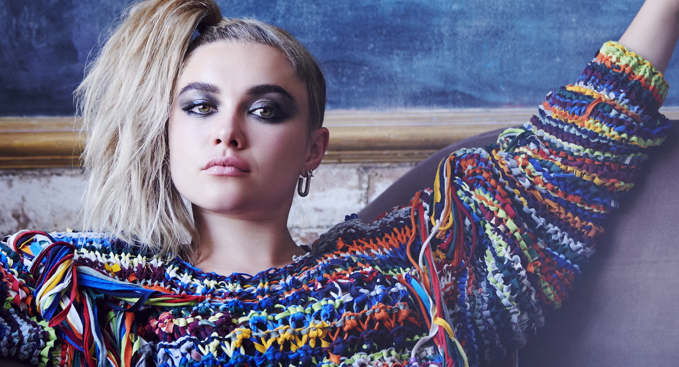 Actresses Florence Pugh Blonde English Ponytail 2k