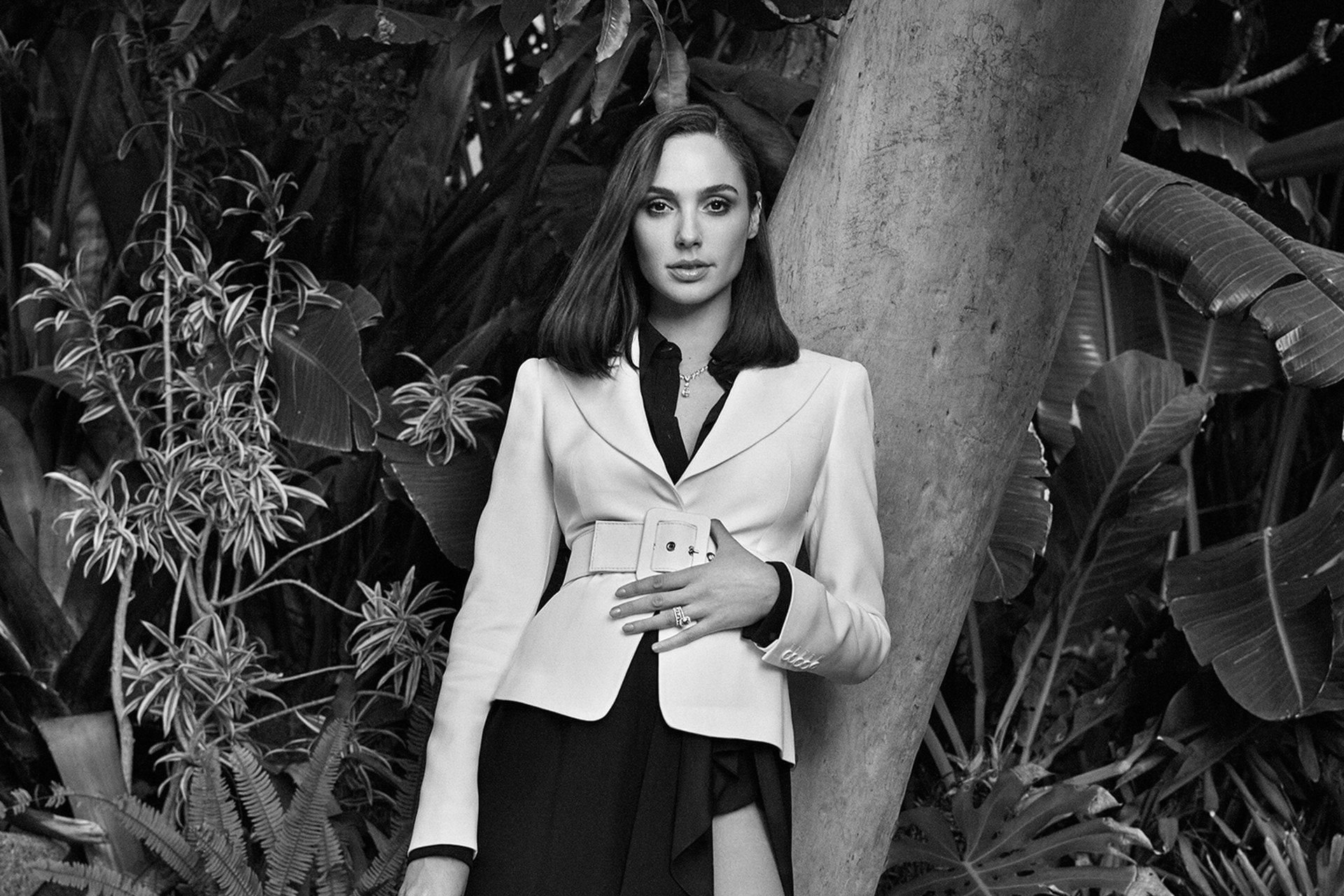 Actresses Gal Gadot Black amp; White Israeli