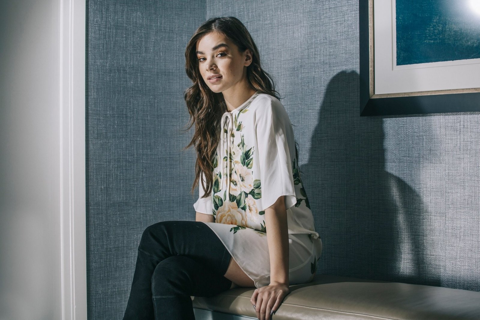 Actresses Hailee Steinfeld American Brown Eyes Brunette
