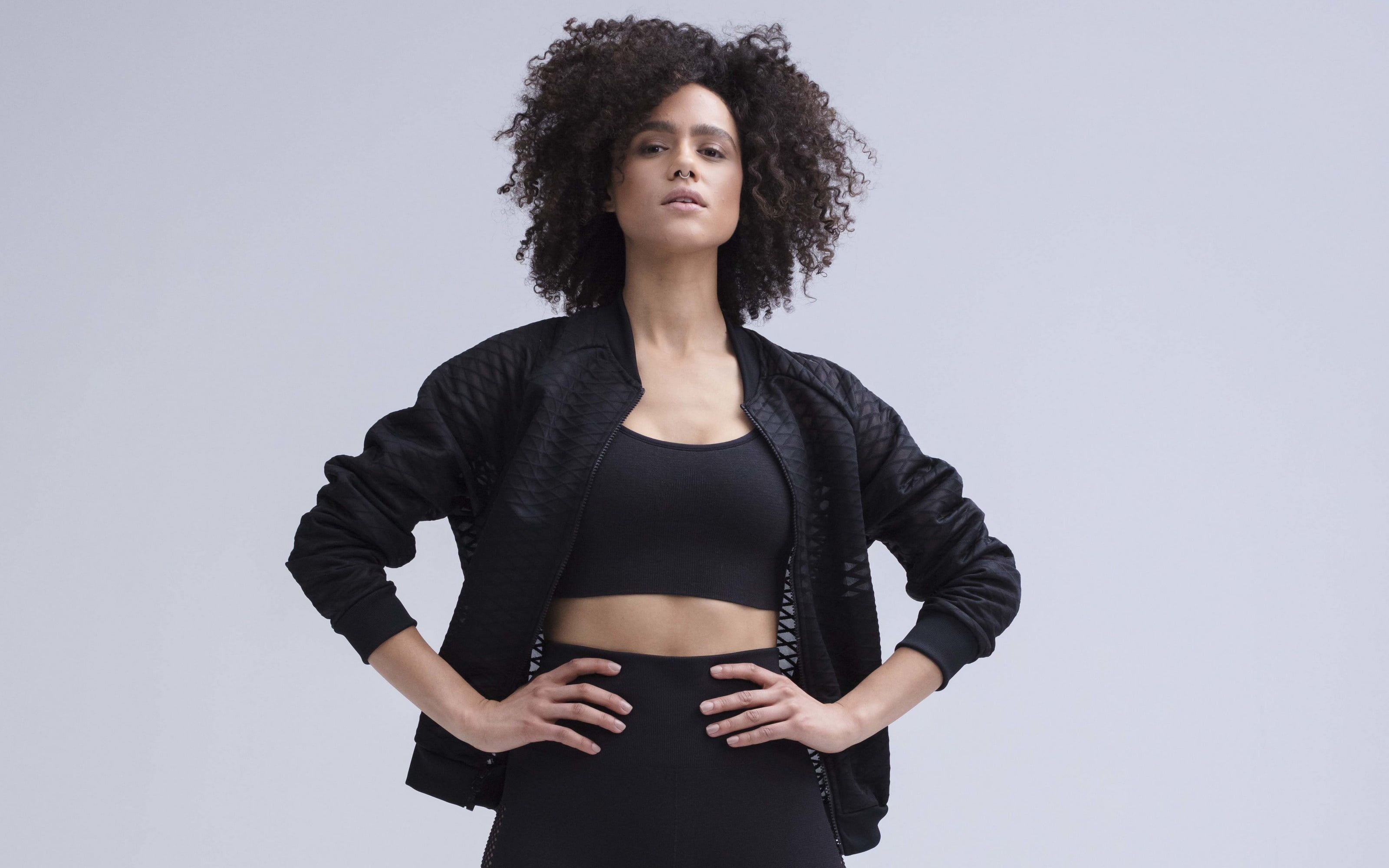 Actresses Nathalie Emmanuel Black Hair English 2k
