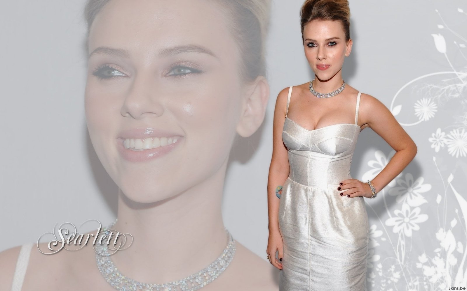 Actresses Scarlett Johansson women young adult portrait