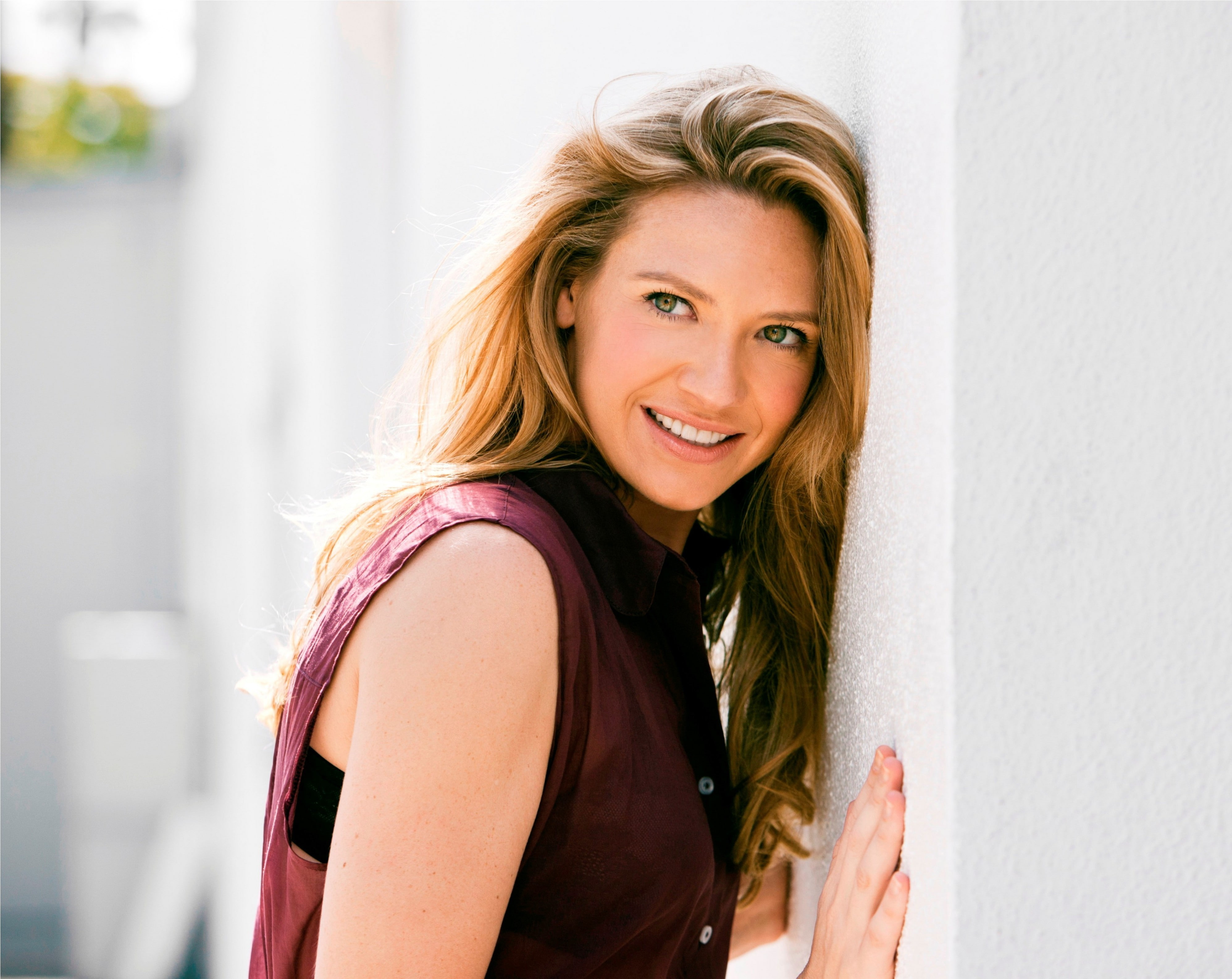 Anna Torv blonde Fringe TV series women actress portrait 2k