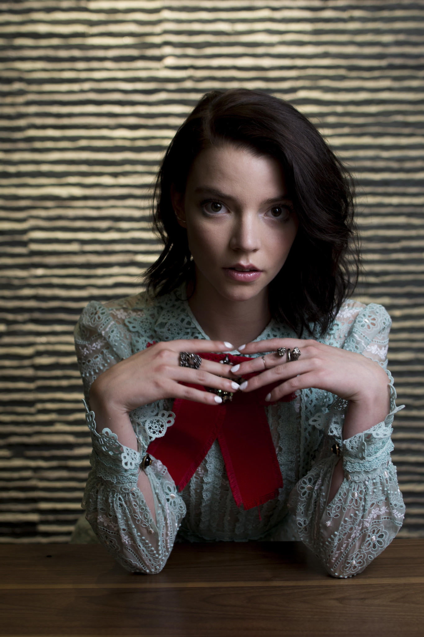 Anya Taylor Joy women actress brunette dark hair