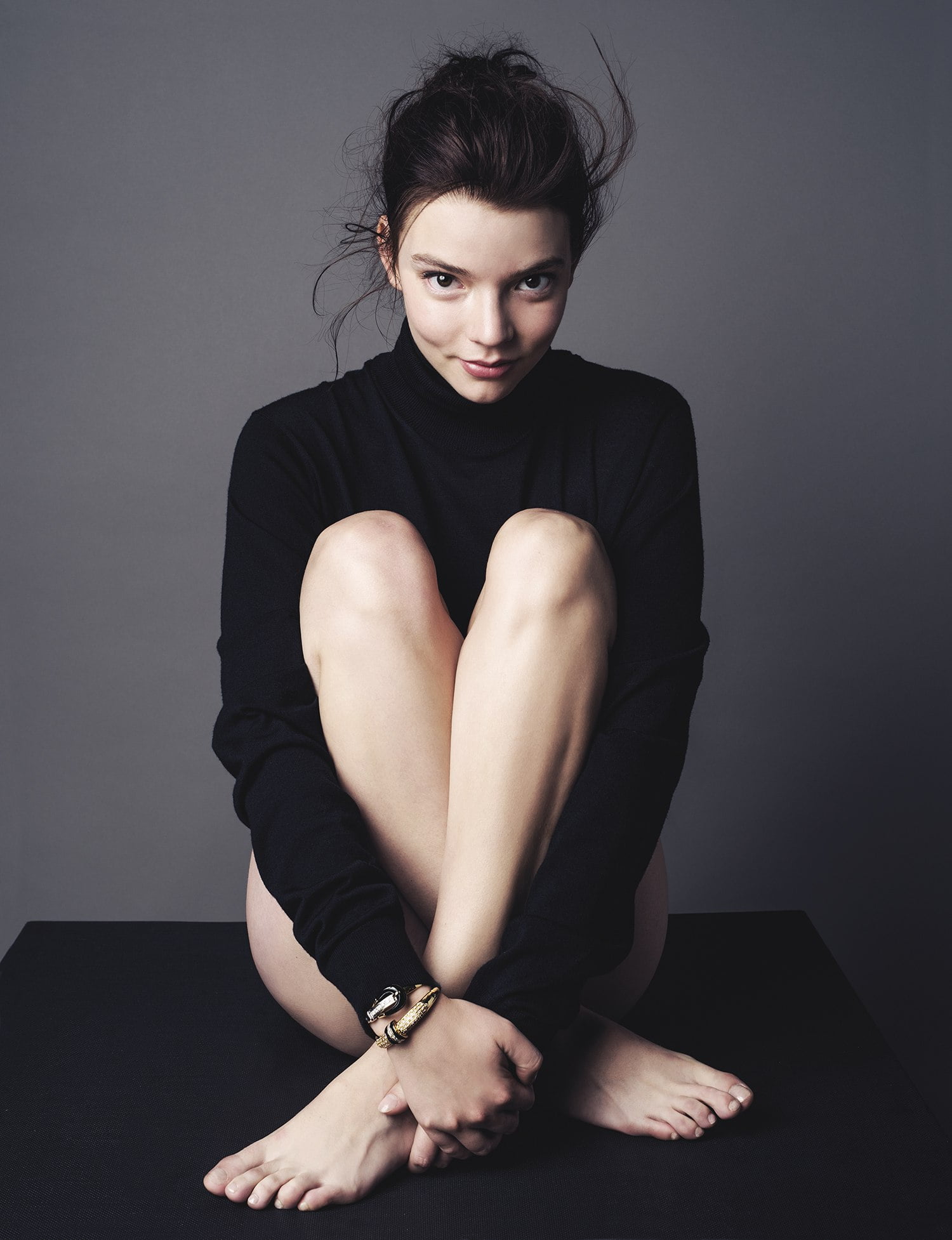 Anya Taylor Joy women actress legs brunette dark hair