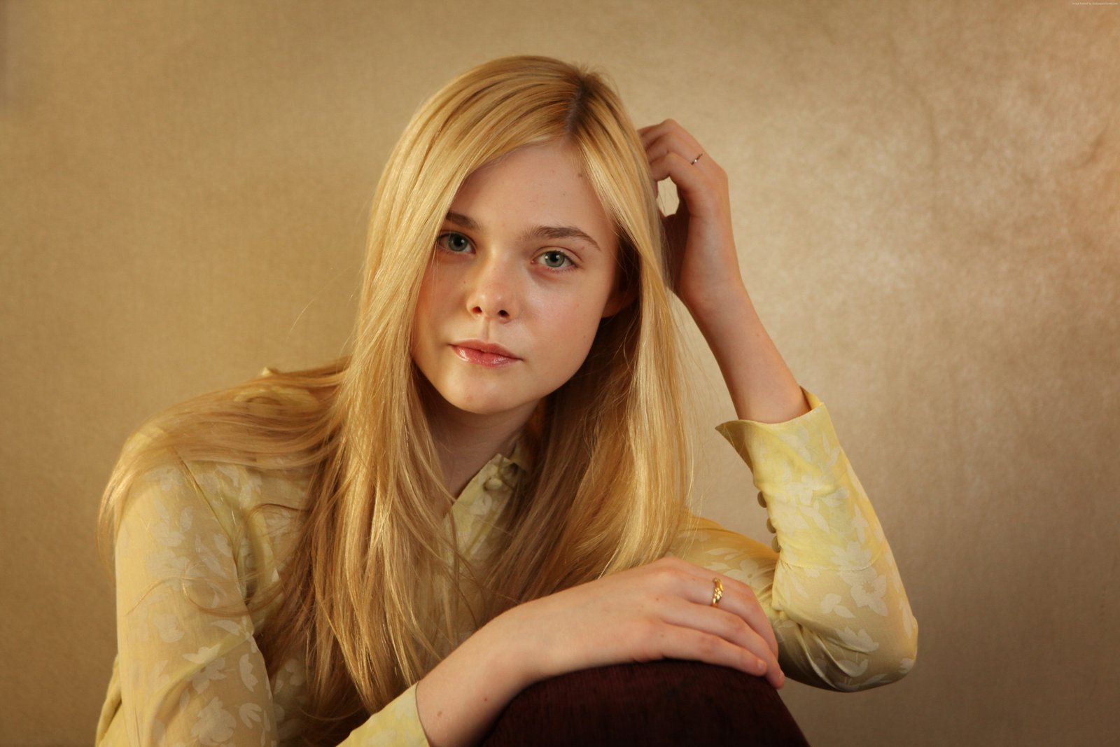 blonde Actress portrait Elle Fanning 4 2k 4k 5k