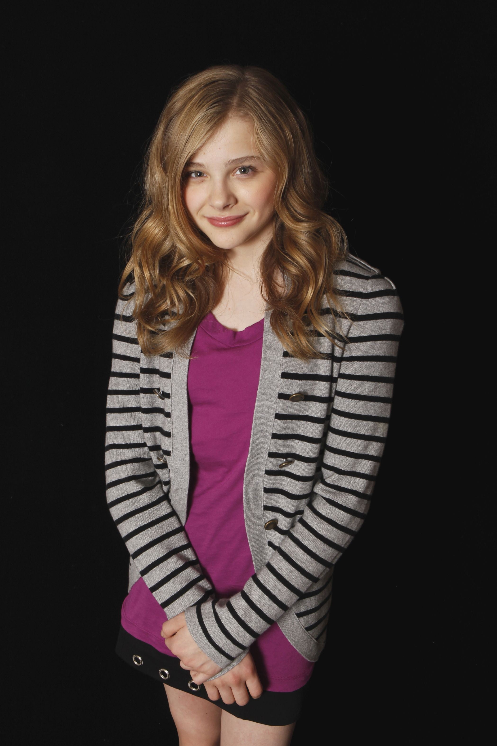 Chlo Grace Moretz actress smiling women celebrity looking at camera 2k