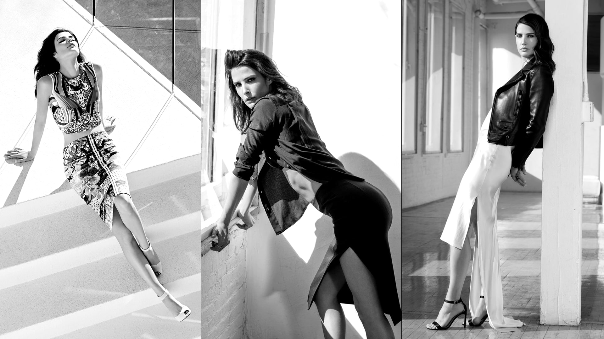 collage women actress Cobie Smulders young adult fashion