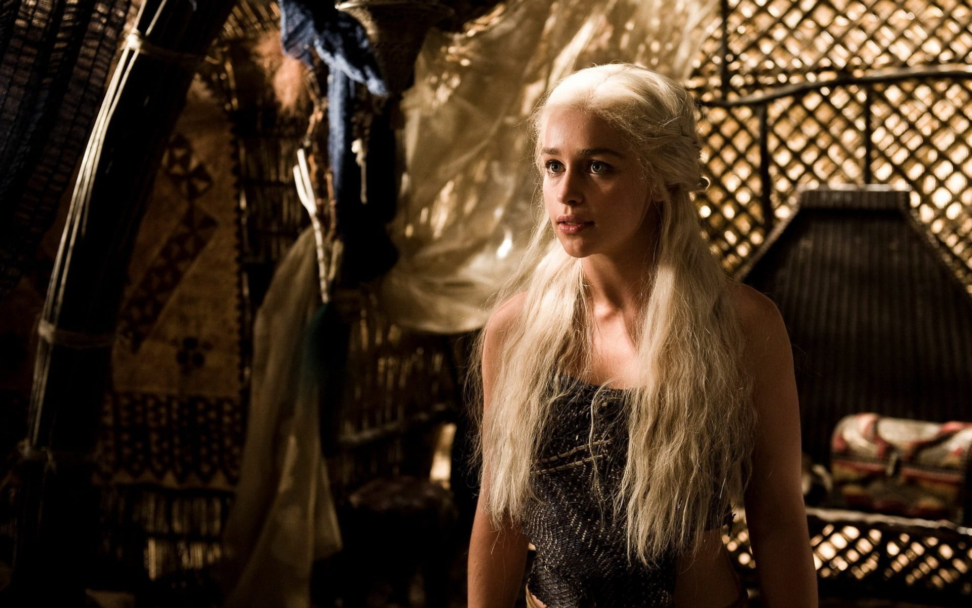 Daenerys Targaryen Game of Thrones women actress hair one person