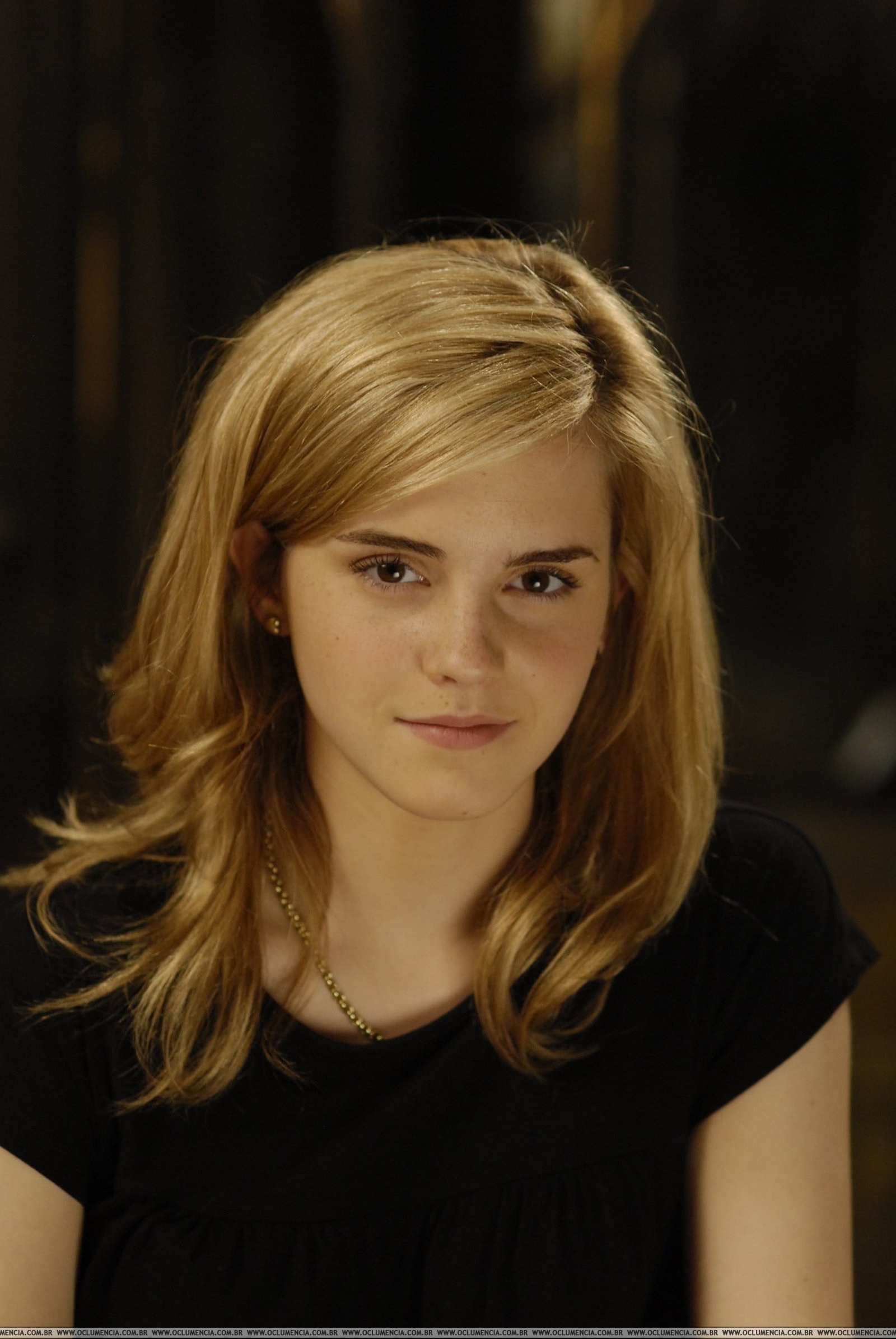 Emma Watson blonde actress women celebrity portrait hair