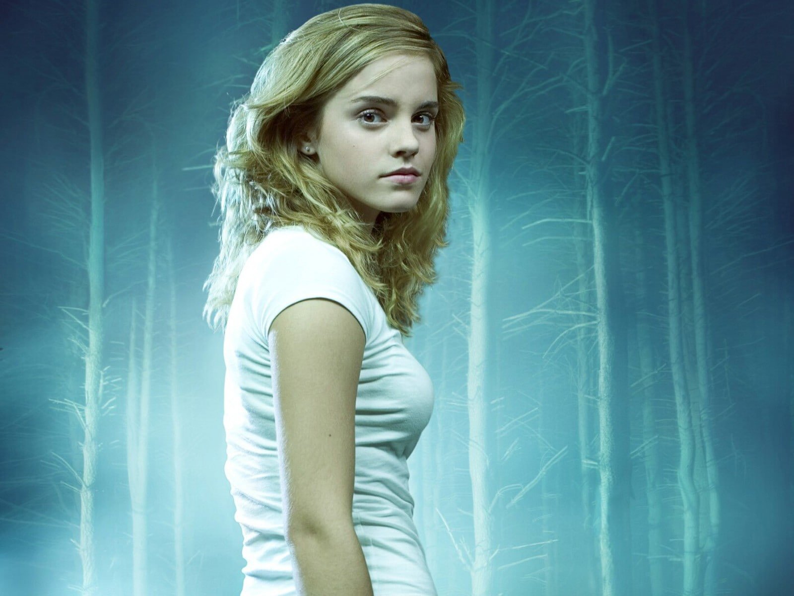 Emma Watson Hermione Granger actress looking at viewer Harry Potter