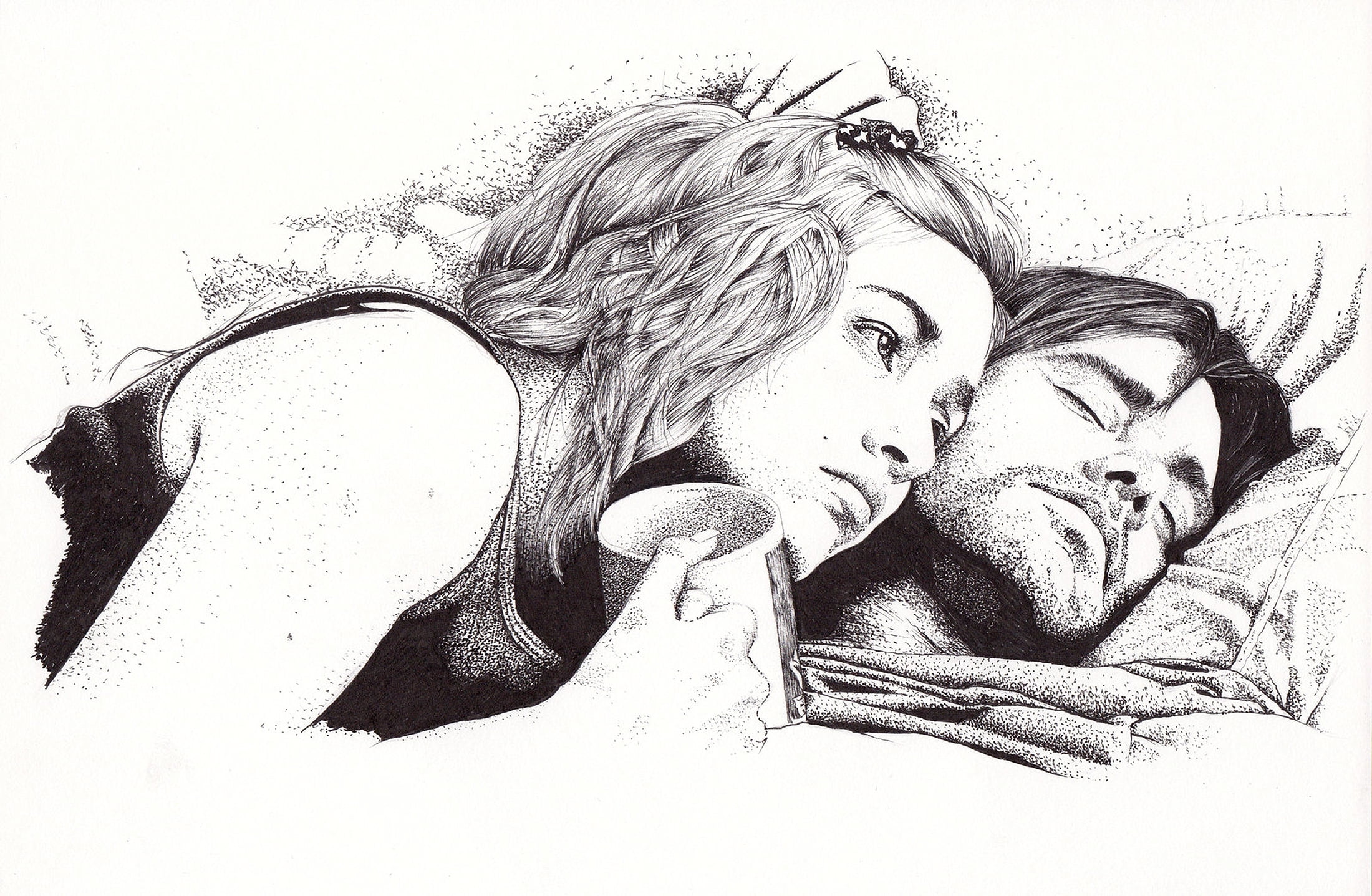 Eternal sunshine of the spotless mind art movie black 2k